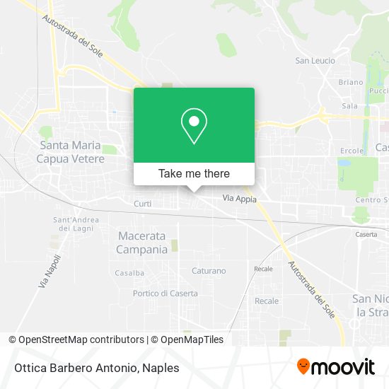 Ottica Barbero Antonio map