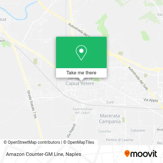 Amazon Counter-GM Line map