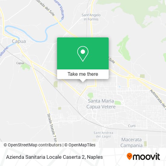 Azienda Sanitaria Locale Caserta 2 map