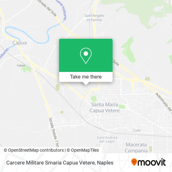 Carcere Militare Smaria Capua Vetere map