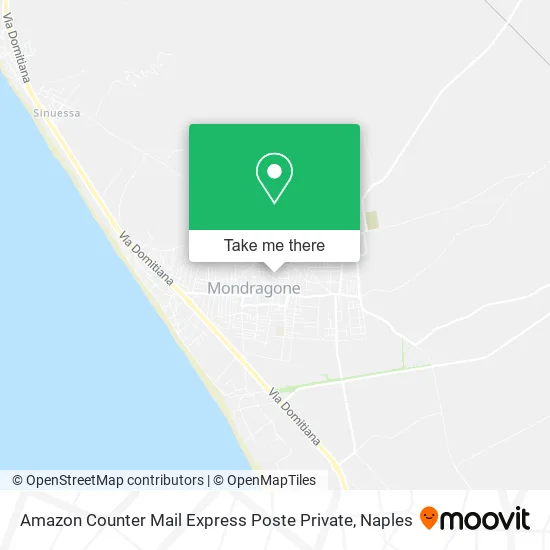 Amazon Counter Mail Express Poste Private map