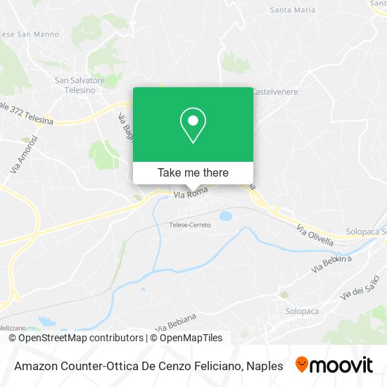 Amazon Counter-Ottica De Cenzo Feliciano map