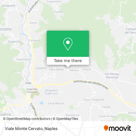 Viale Monte Cervato map