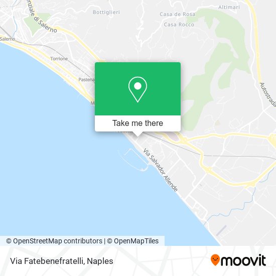 Via Fatebenefratelli map