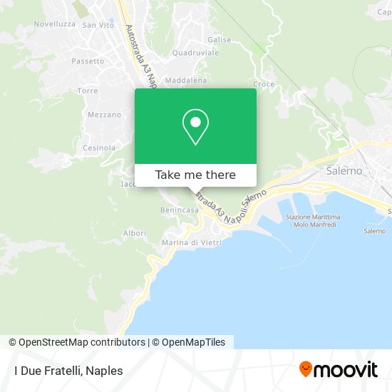 I Due Fratelli map
