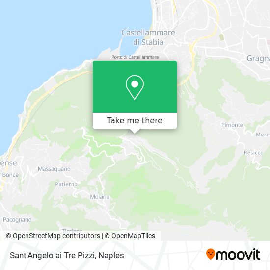 Sant'Angelo ai Tre Pizzi map