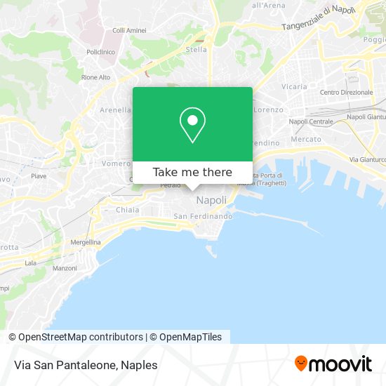 Via San Pantaleone map