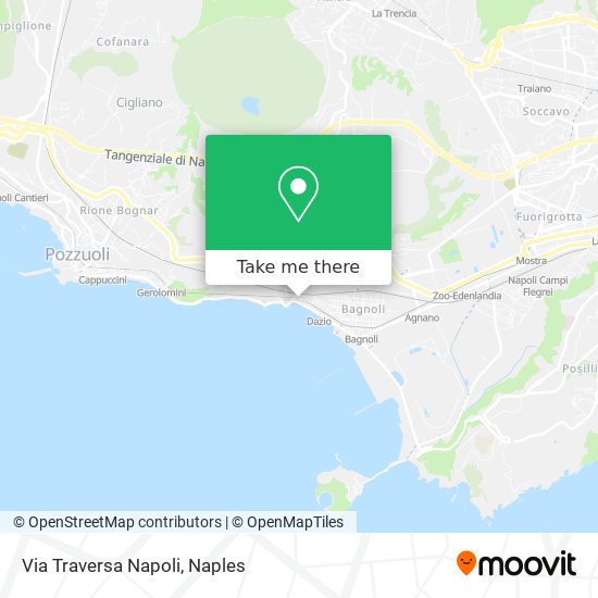 Via Traversa Napoli map