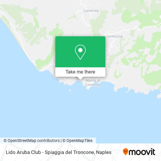 Lido Aruba Club - Spiaggia del Troncone map