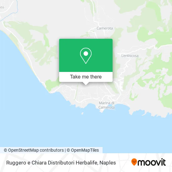 Ruggero and Chiara Herbalife Distributors map