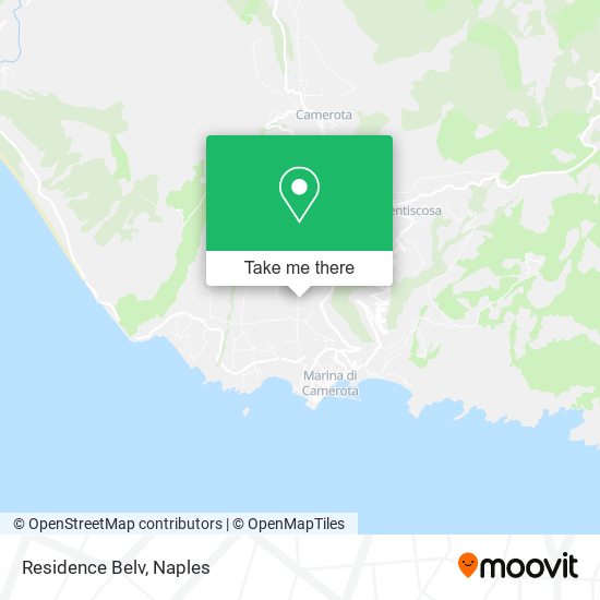 Residence Belv map