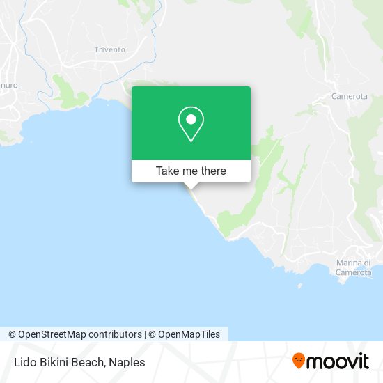 Lido Bikini Beach map