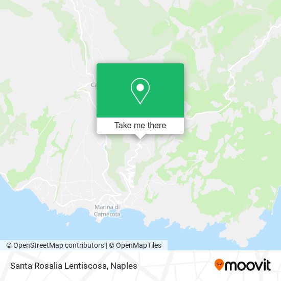 Santa Rosalia Lentiscosa map