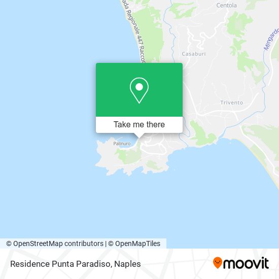 Residence Punta Paradiso map