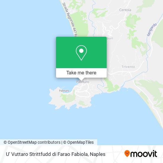 U' Vuttaro Strittfudd di Farao Fabiola map