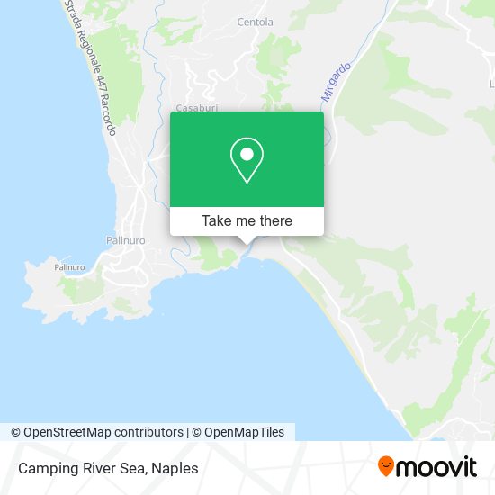 Camping River Sea map