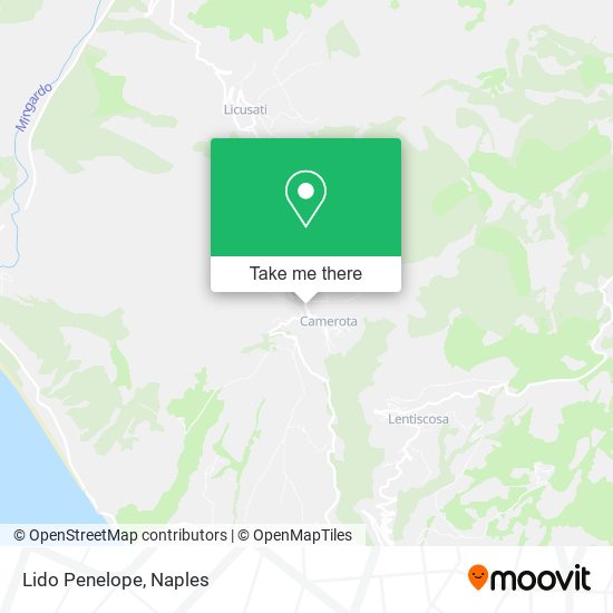 Lido Penelope map