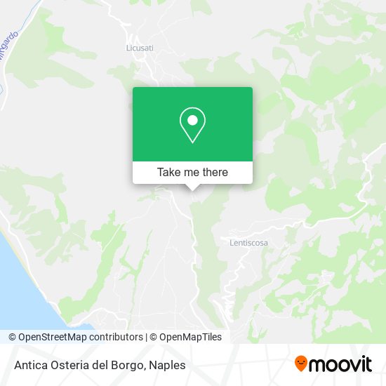 Antica Osteria del Borgo map