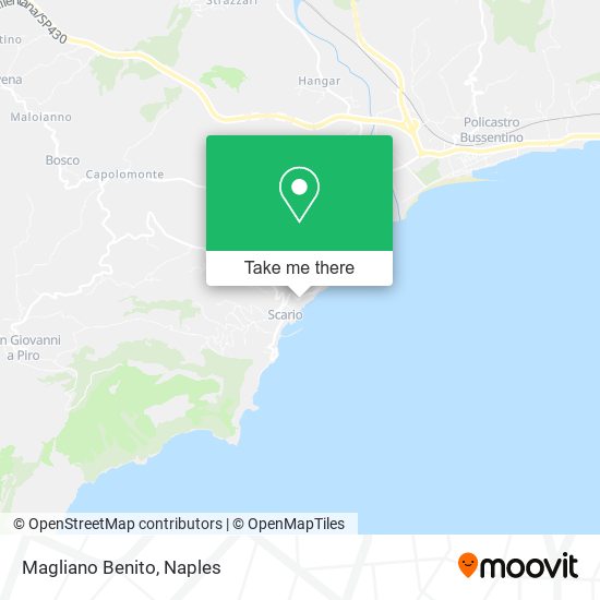 Magliano Benito map