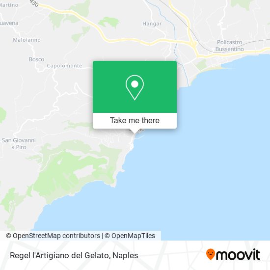 Regel l'Artigiano del Gelato map