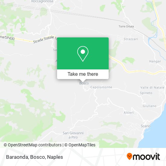 Baraonda, Bosco map