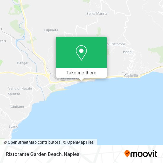 Ristorante Garden Beach map