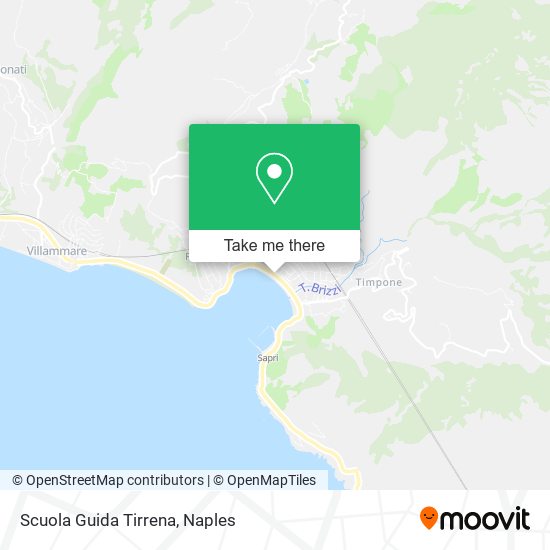 Scuola Guida Tirrena map