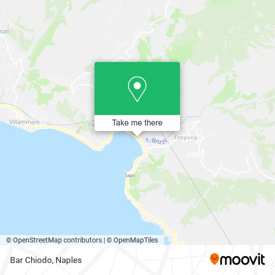 Chiodo Bar map