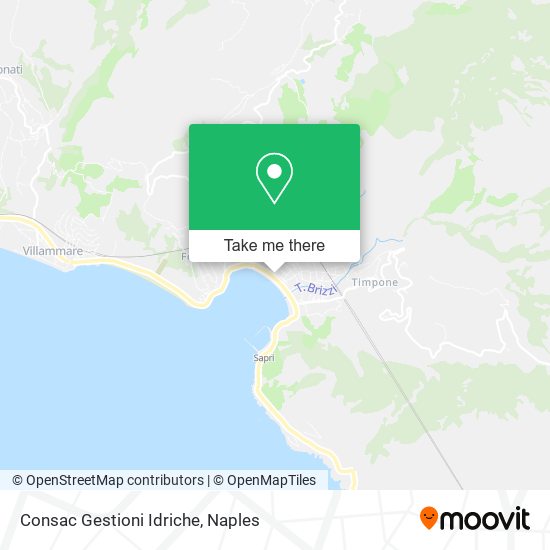 Consac Gestioni Idriche map