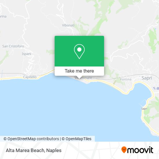 Alta Marea Beach map