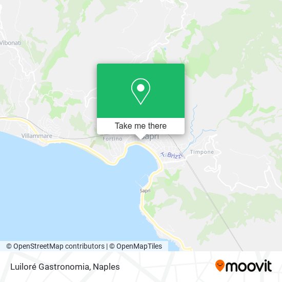 Luiloré Gastronomia map
