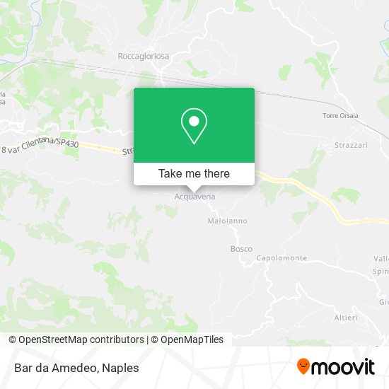 Bar da Amedeo map