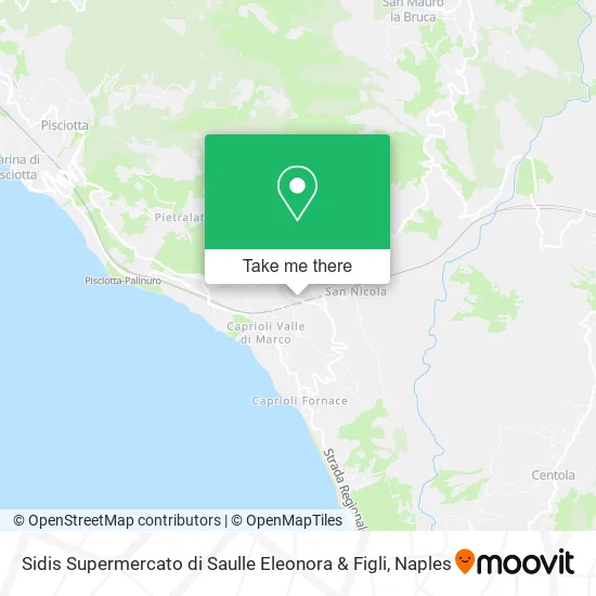 Sidis Supermercato di Saulle Eleonora & Figli map