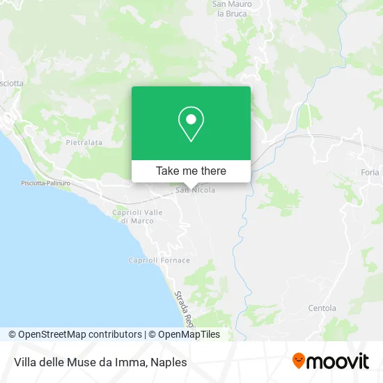 Villa delle Muse da Imma map