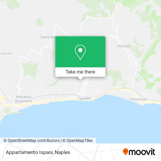 Appartamento Ispani map