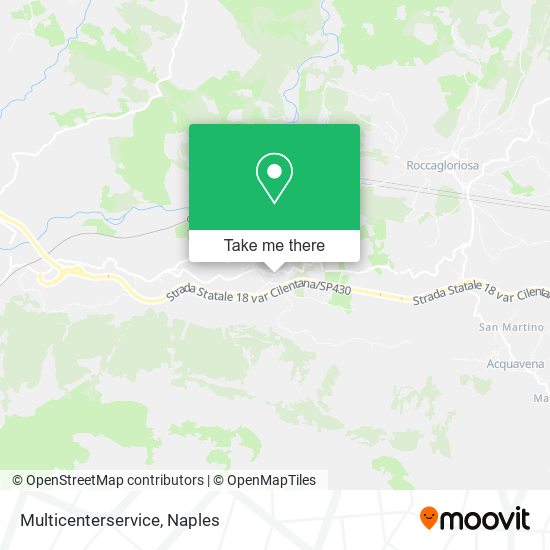 Multicenterservice map