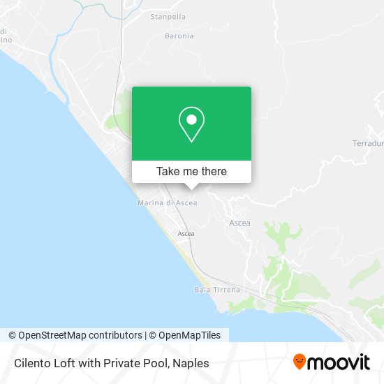 Cilento Loft with Private Pool map