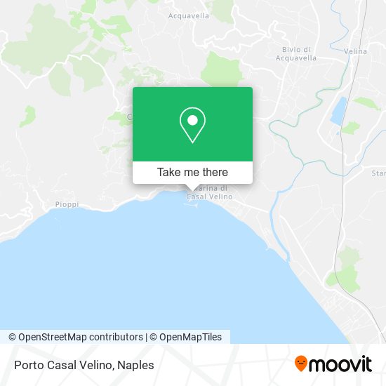Porto Casal Velino map