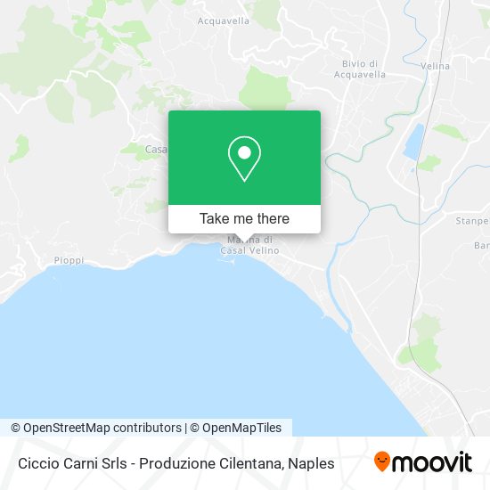 Ciccio Carni Srls - Produzione Cilentana map