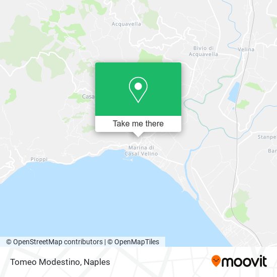 Tomeo Modestino map