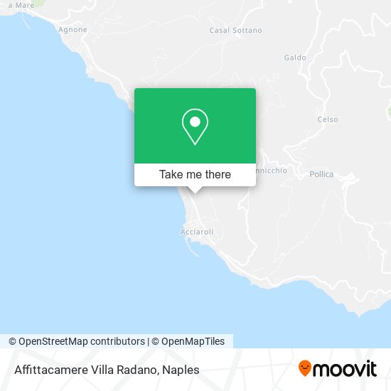 Affittacamere Villa Radano map