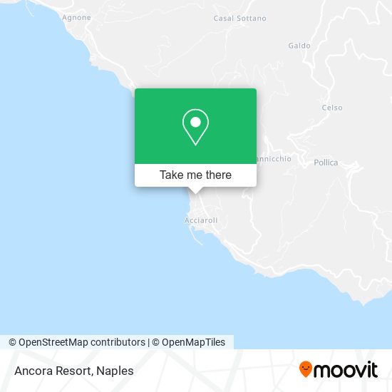 Ancora Resort map