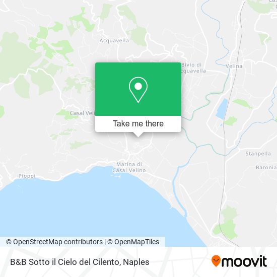 B&B Sotto il Cielo del Cilento map