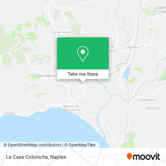 Le Case Coloniche map