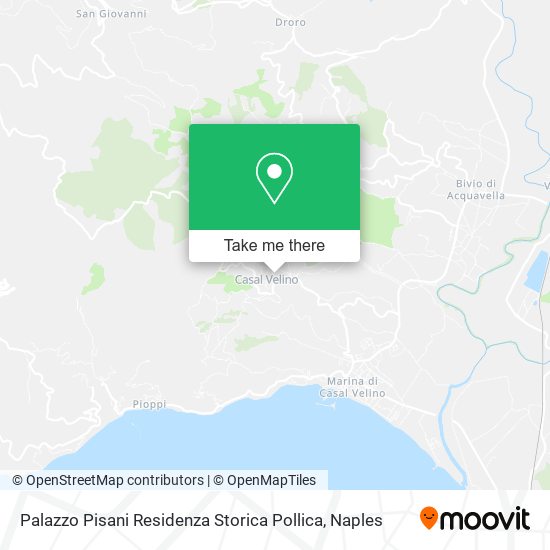 Palazzo Pisani Residenza Storica Pollica map