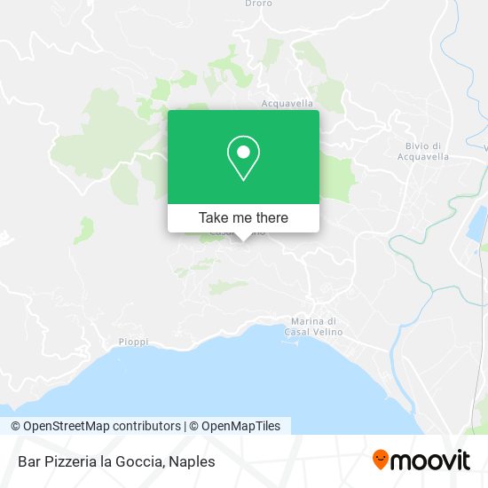 Bar Pizzeria la Goccia map