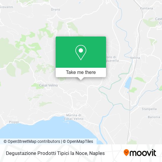 Degustazione Prodotti Tipici la Noce map