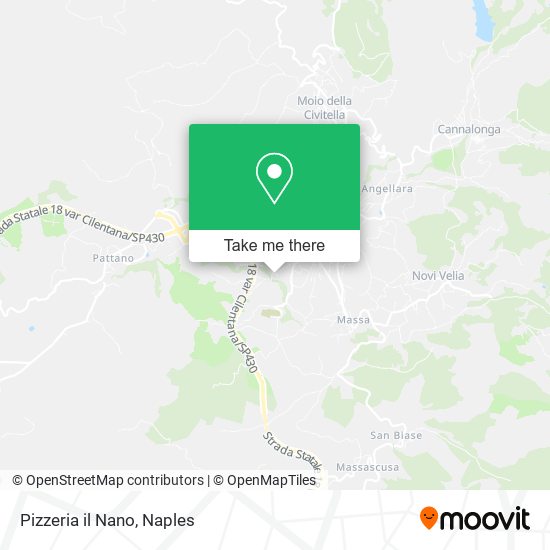 Pizzeria il Nano map