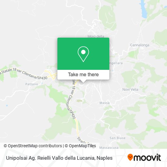 Unipolsai Ag. Reielli Vallo della Lucania map