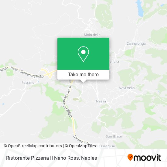 Ristorante Pizzeria Il Nano Ross map
